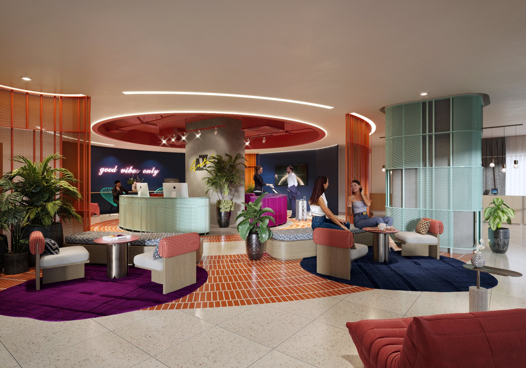 Reception and Lounge artist impression